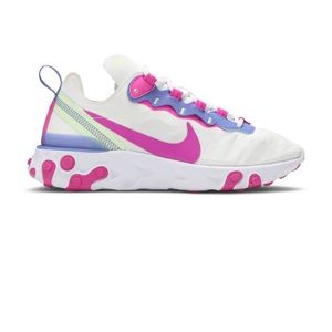 Wmns React Element 55 'White Fire Pink' size 7. Worn only 2 times outside ❤️
